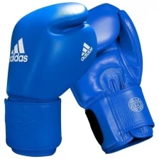 Перчатки боксерские Muay Thai Gloves 300 сине-белые (вес 16 унций)